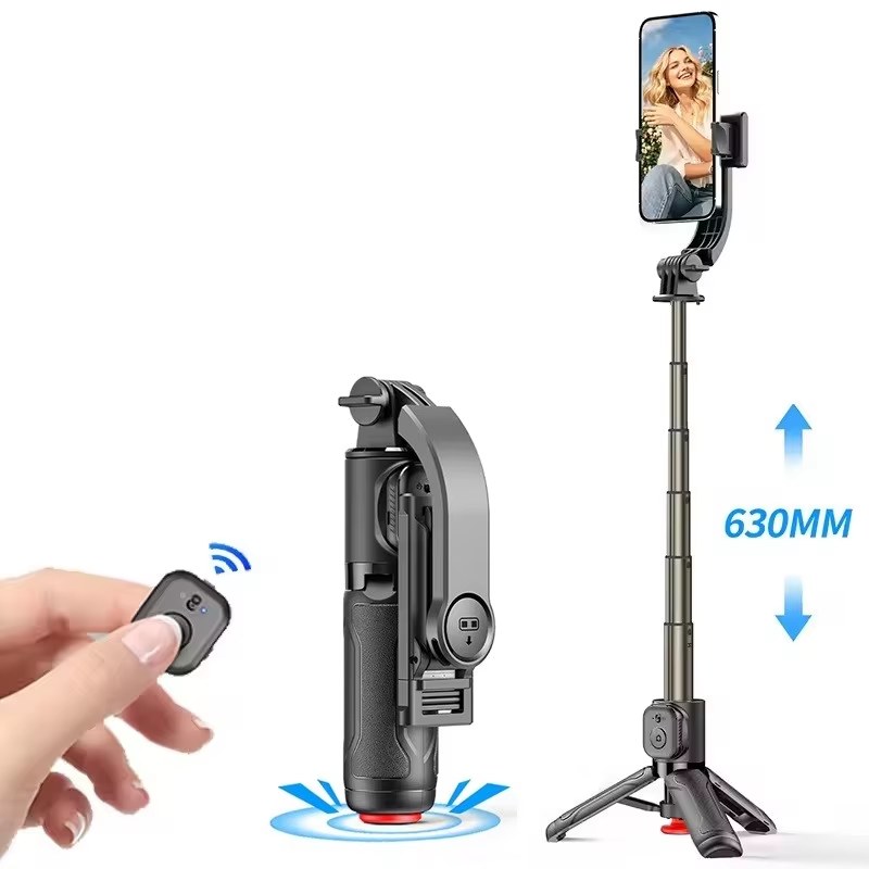 Auto Pop Open Mini Compact Aluminum Alloy Selfie Stick Tripod TT21